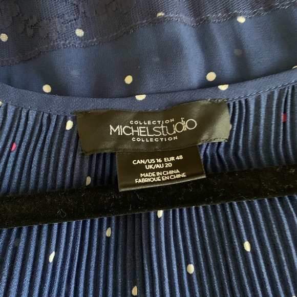 064 MICHEL STUDIO micro pleated cami - Picture 4 of 4